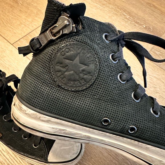 Converse X John Varvatos high tops. Intentional distressing size 6M 8W. - Picture 8 of 13